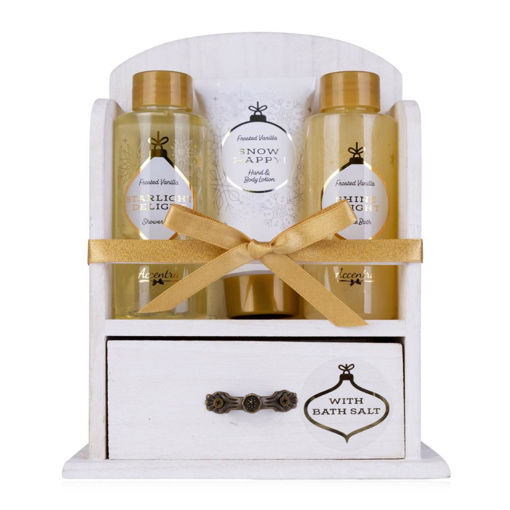 Picture of ACCENTRA BATH SET IN WOODEN CUPBOARD
